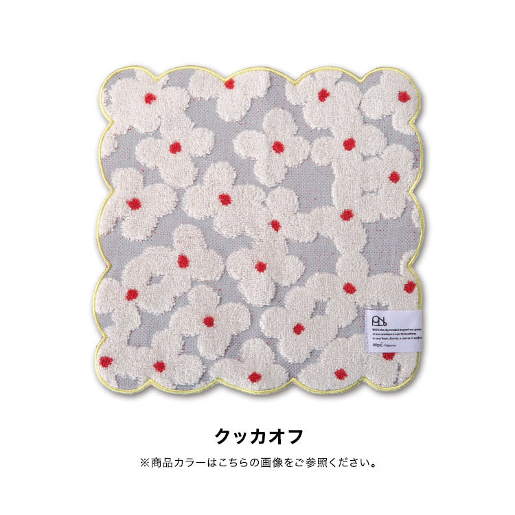 [Wpc. Official] Handkerchief Scallop Handkerchief Towel Fluffy Cute Stylish Ladies Gift