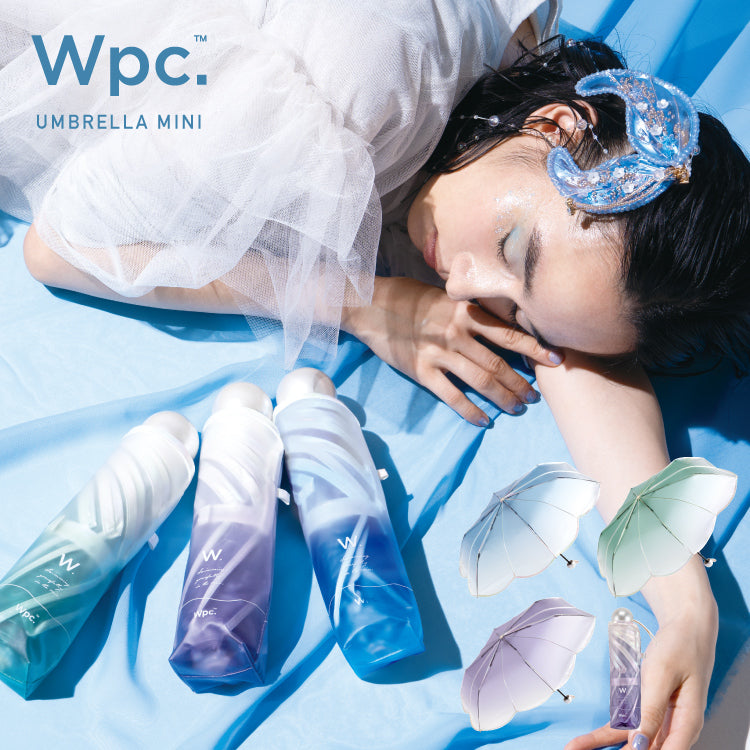 【Wpc.公式】ビニール傘 マーメイドアンブレラ ミニ 傘 レディース かわいい 折りたたみ傘