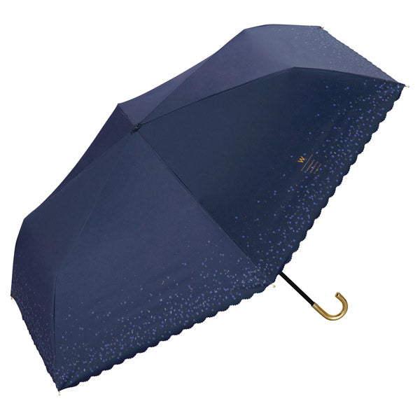 【Wpc.官方】遮陽傘 遮光閃亮心形 小型 55cm 大型 完全遮光 遮熱 晴雨兩用 摺疊式