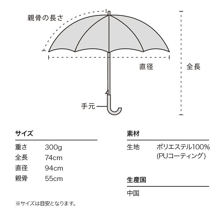 【Wpc.公式】日傘 遮光ゴールドラインマーガレット 大きい 完全遮光 遮熱 晴雨兼用 レディース 長傘 （ブラック） ブラック