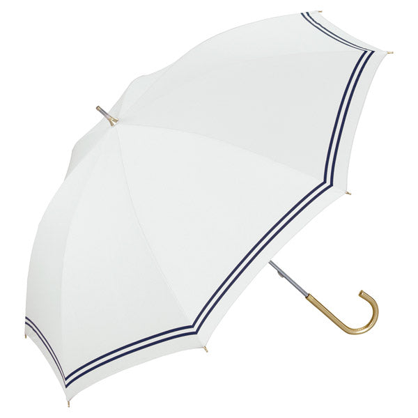 【Wpc.公式】日傘 遮光セーラー 50cm 完全遮光 遮熱 UVカット 晴雨兼用 レディース 長傘 （オフ） オフ