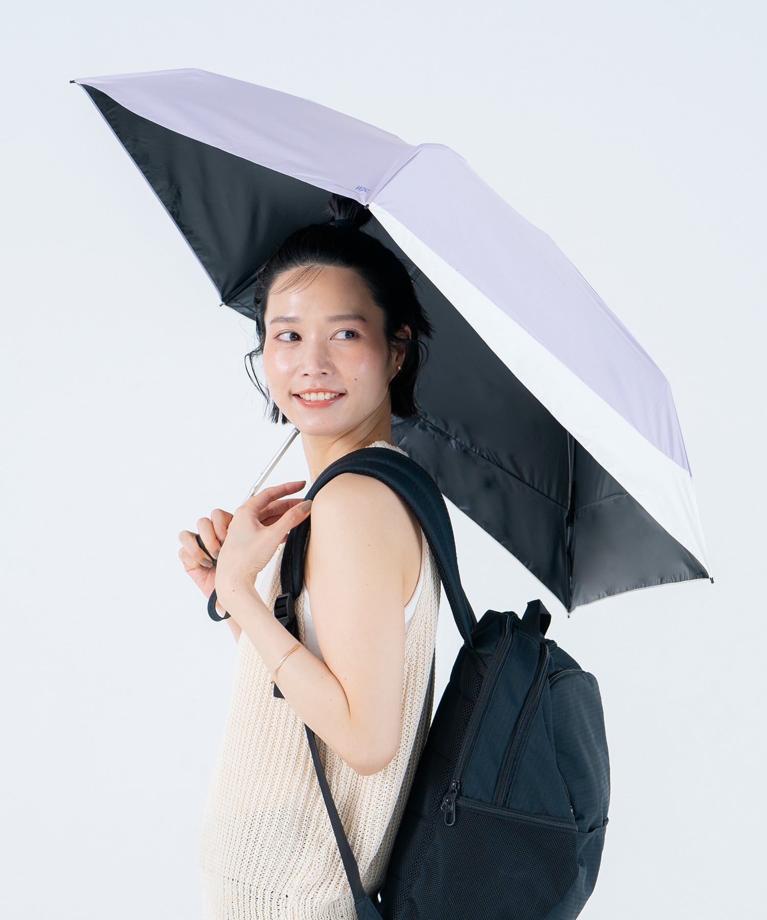 [Wpc. Official] Sun Umbrella UV Protection Back Protect Parasol Tiny Complete UV Block Heat Insulation Rain and Shine Foldable Umbrella