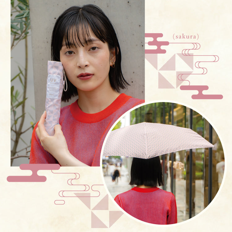 [Wpc. Official] Umbrella Japanese Traditional Colors Umbrella Mini Ultra Lightweight Japanese Style Folding Umbrella