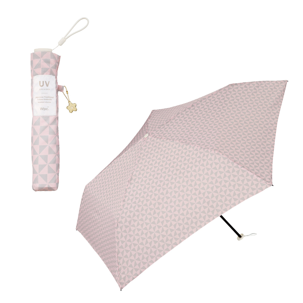 [Wpc. Official] Umbrella Japanese Traditional Colors Umbrella Mini Ultra Lightweight Japanese Style Folding Umbrella