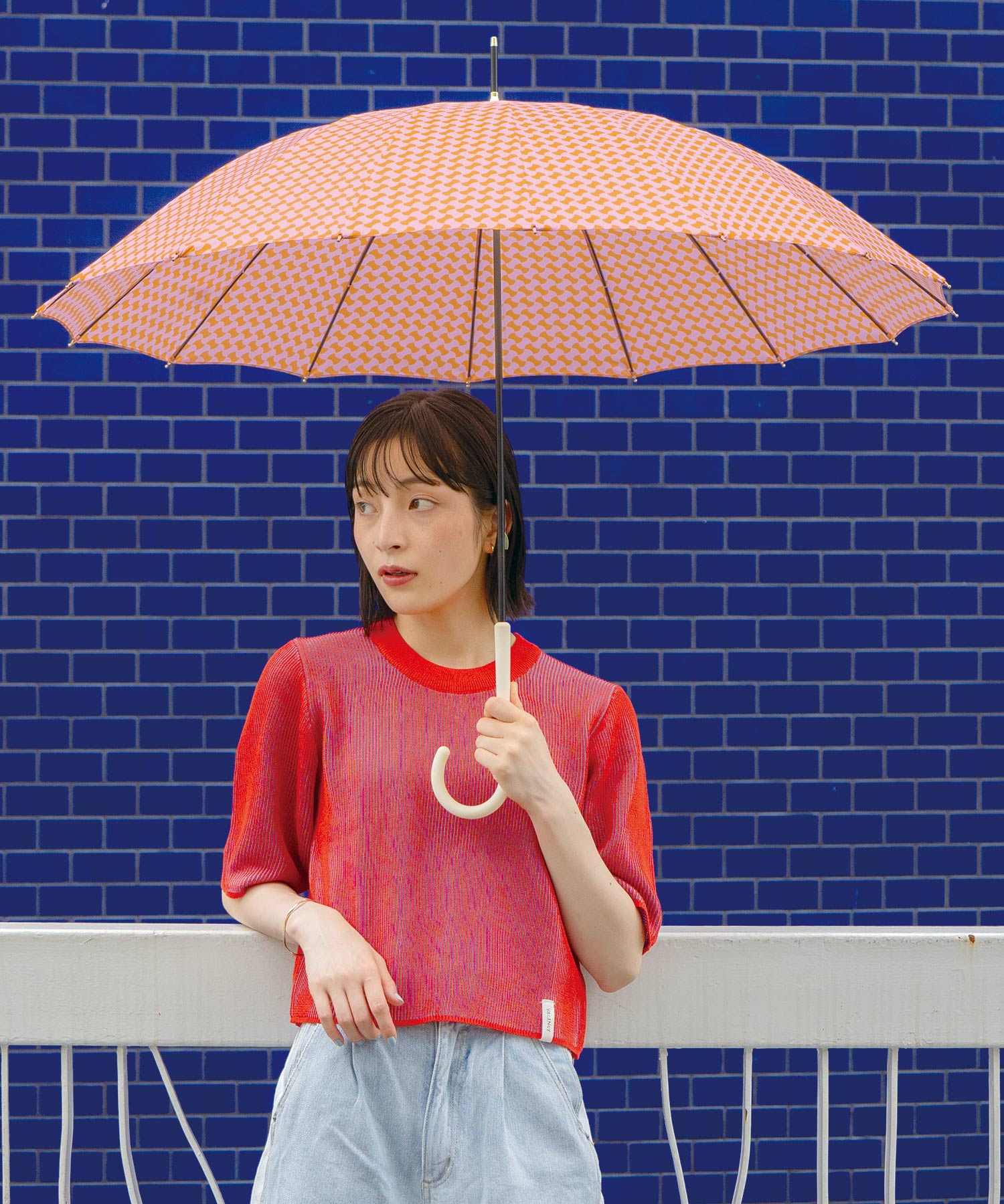 【Wpc.官方】雨傘 日本傳統色彩傘 16根骨 和風 女士 長傘