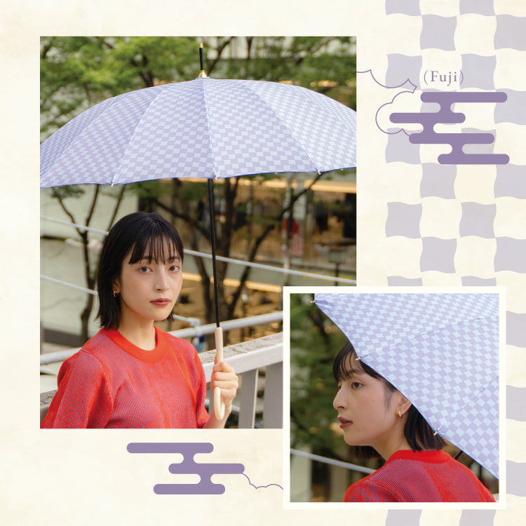 【Wpc.官方】雨傘 日本傳統色彩傘 16根骨 和風 女士 長傘