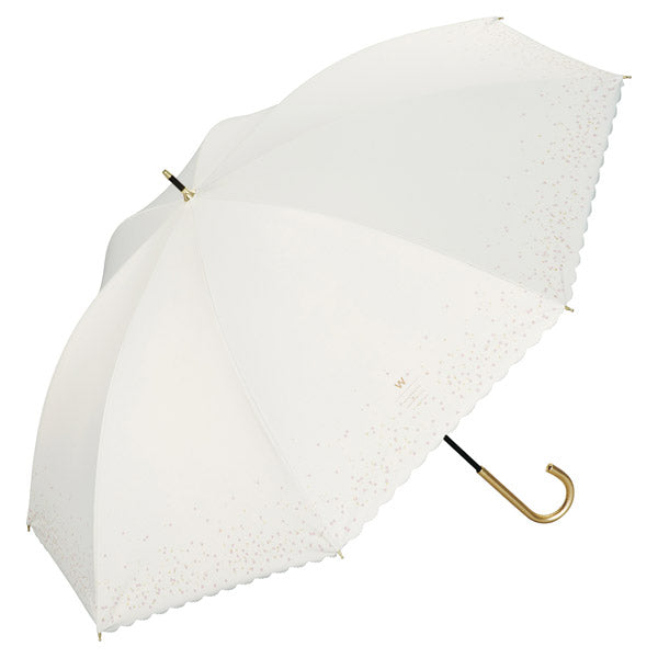 [Wpc. Official] Sun Umbrella Shading Glitter Heart 55cm Large Complete Shade Heat-Resistant Rain and Shine Dual Use Ladies Long Umbrella