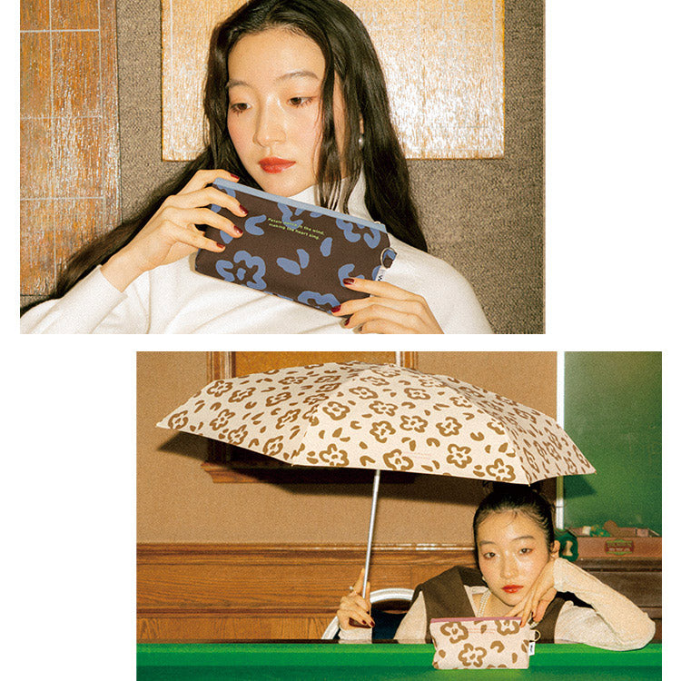 ダブリュピーシー Wpc. 【Wpc.公式】雨傘 ペタルブリーズ ミニ 50cm 晴雨兼用 傘 レディース 折りたたみ傘 折り畳み傘 折りたたみ 折り畳み （ブラウン） ブラウン