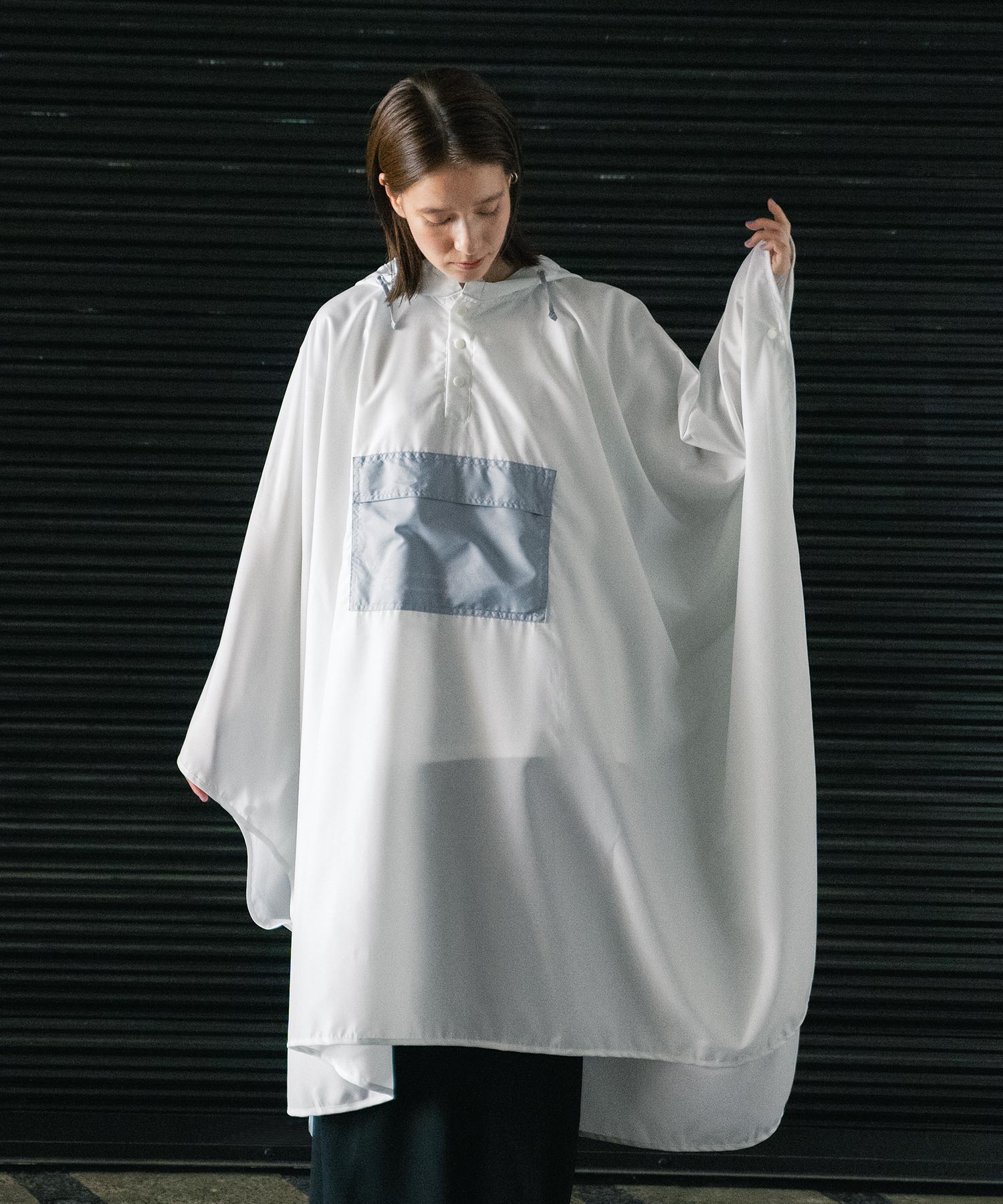 【Wpc.官方】雨具 ［可收納斗篷］雙色男女通用