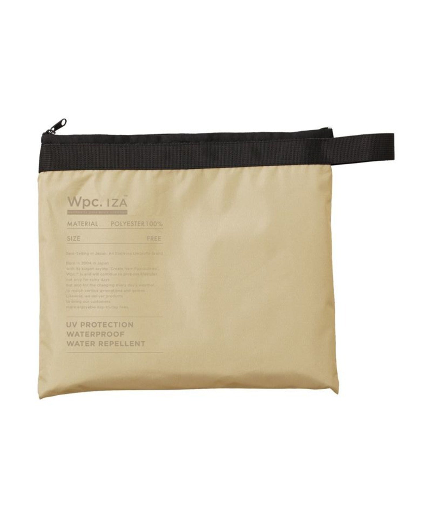 ダブリュピーシー Wpc. IZA レインウェア/コート レインブレーカーポンチョバックプリント ZA011 （ベージュ） ベージュ