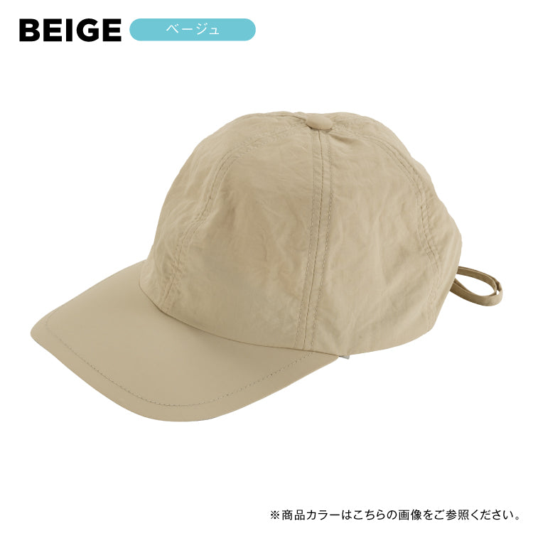 【Wpc.公式】帽子 UVカット 接触冷感キャップ UVキャップ 遮光 軽量 コンパクト 洗える レディース（ブラック） ブラック