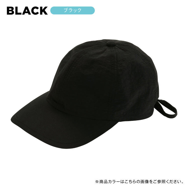 【Wpc.公式】帽子 UVカット 接触冷感キャップ UVキャップ 遮光 軽量 コンパクト 洗える レディース（ブラック） ブラック