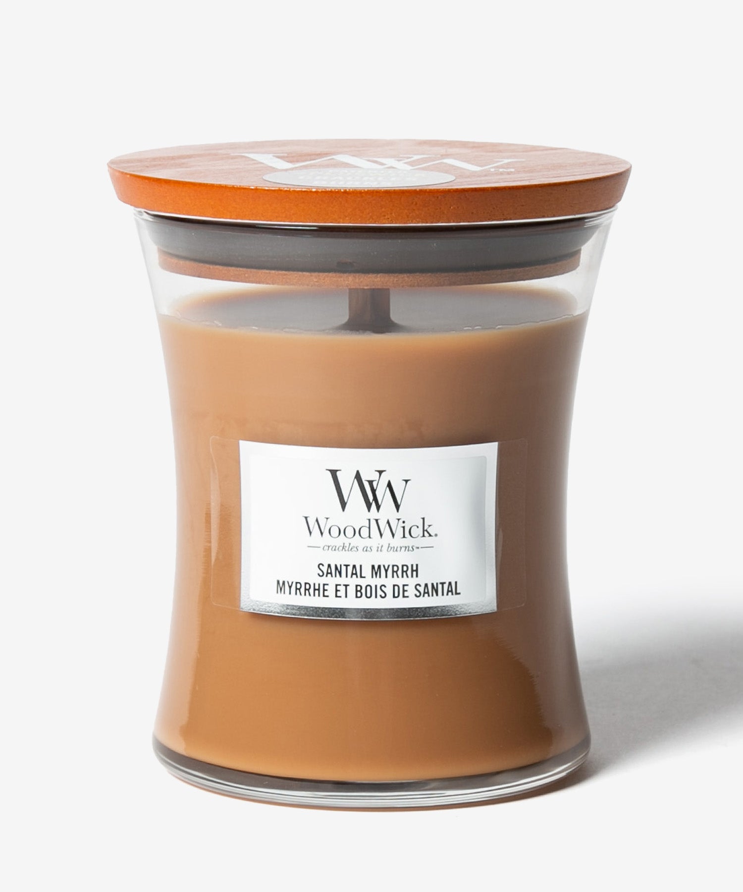 ウッドウィック WoodWick ウッドウィック WoodWick JAR HOURGLASS MEDIUM キャンドル M ユニセックス アロマ 香り ルームフレグランス HOME FRAGRANCE 【返品不可商品】 （バニラ＆シーソルト） バニラ＆シーソルト
