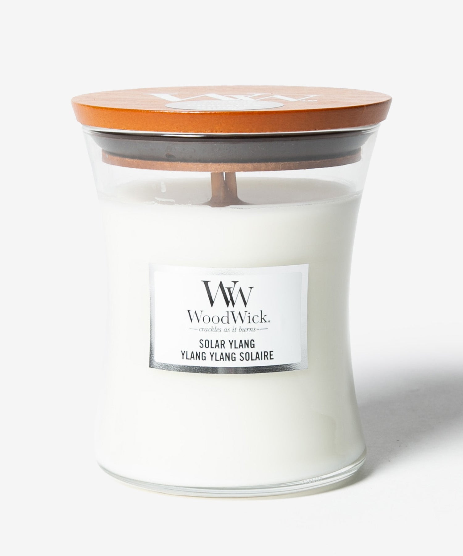 ウッドウィック WoodWick ウッドウィック WoodWick JAR HOURGLASS MEDIUM キャンドル M ユニセックス アロマ 香り ルームフレグランス HOME FRAGRANCE 【返品不可商品】 （バニラ＆シーソルト） バニラ＆シーソルト