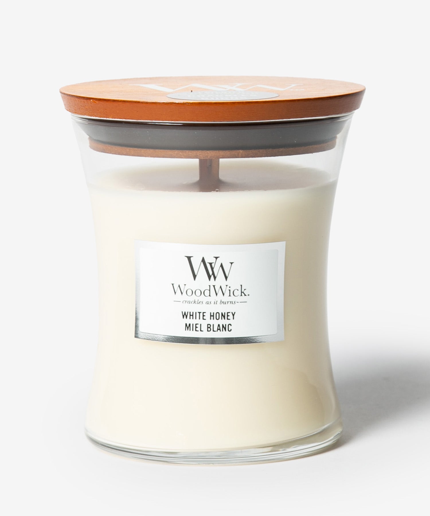 ウッドウィック WoodWick ウッドウィック WoodWick JAR HOURGLASS MEDIUM キャンドル M ユニセックス アロマ 香り ルームフレグランス HOME FRAGRANCE 【返品不可商品】 （バニラ＆シーソルト） バニラ＆シーソルト