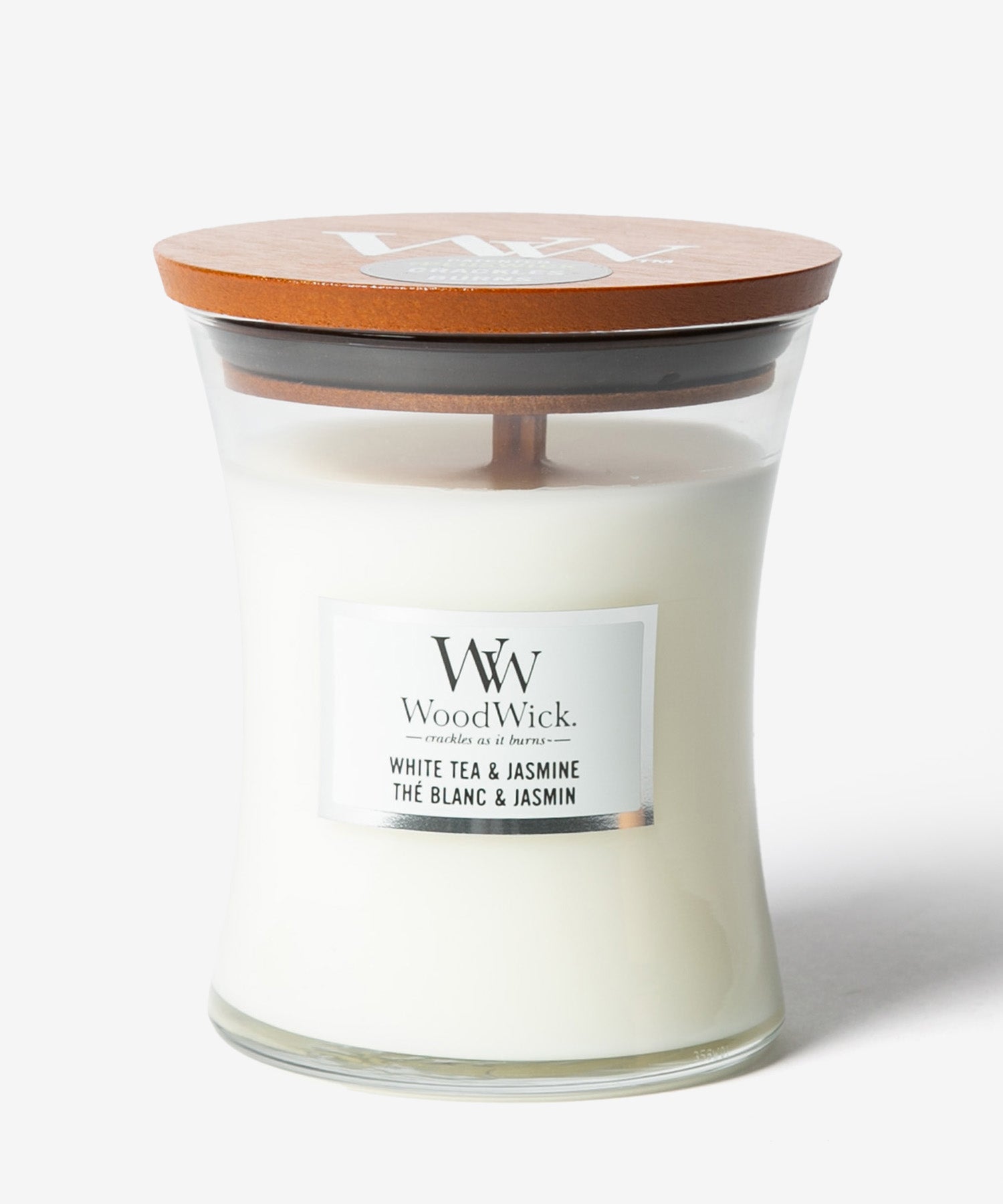 ウッドウィック WoodWick ウッドウィック WoodWick JAR HOURGLASS MEDIUM キャンドル M ユニセックス アロマ 香り ルームフレグランス HOME FRAGRANCE 【返品不可商品】 （バニラ＆シーソルト） バニラ＆シーソルト