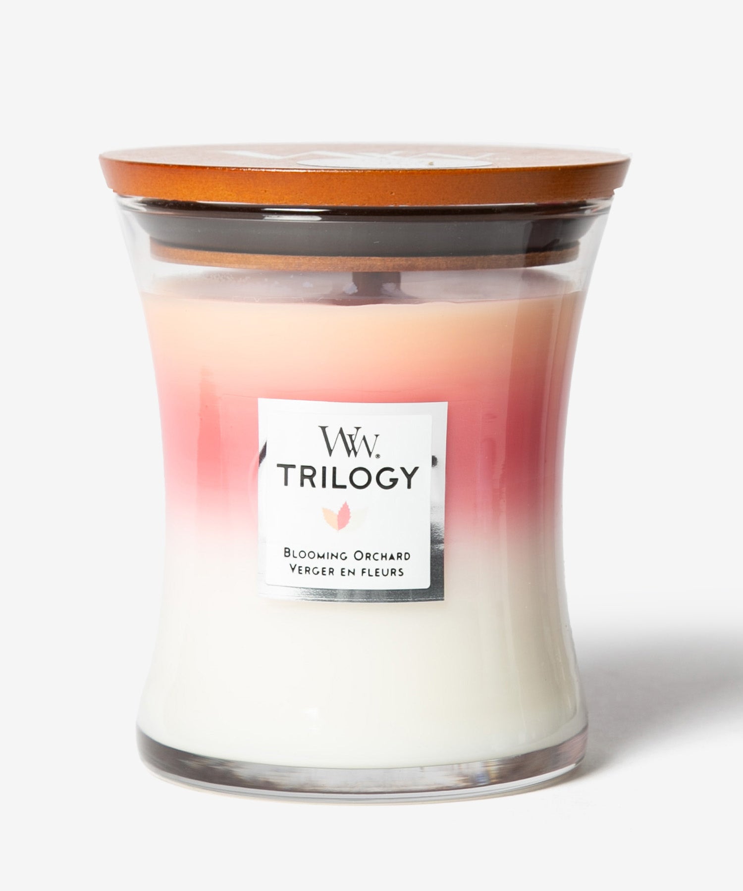 ウッドウィック WoodWick ウッドウィック WoodWick TRILOGY JAR HOURGLASS MEDIUM キャンドル M ユニセックス アロマ 香り ルームフレグランス HOME FRAGRANCE【返品不可商品】 （ブルーミングオーチャード） ブルーミングオーチャード