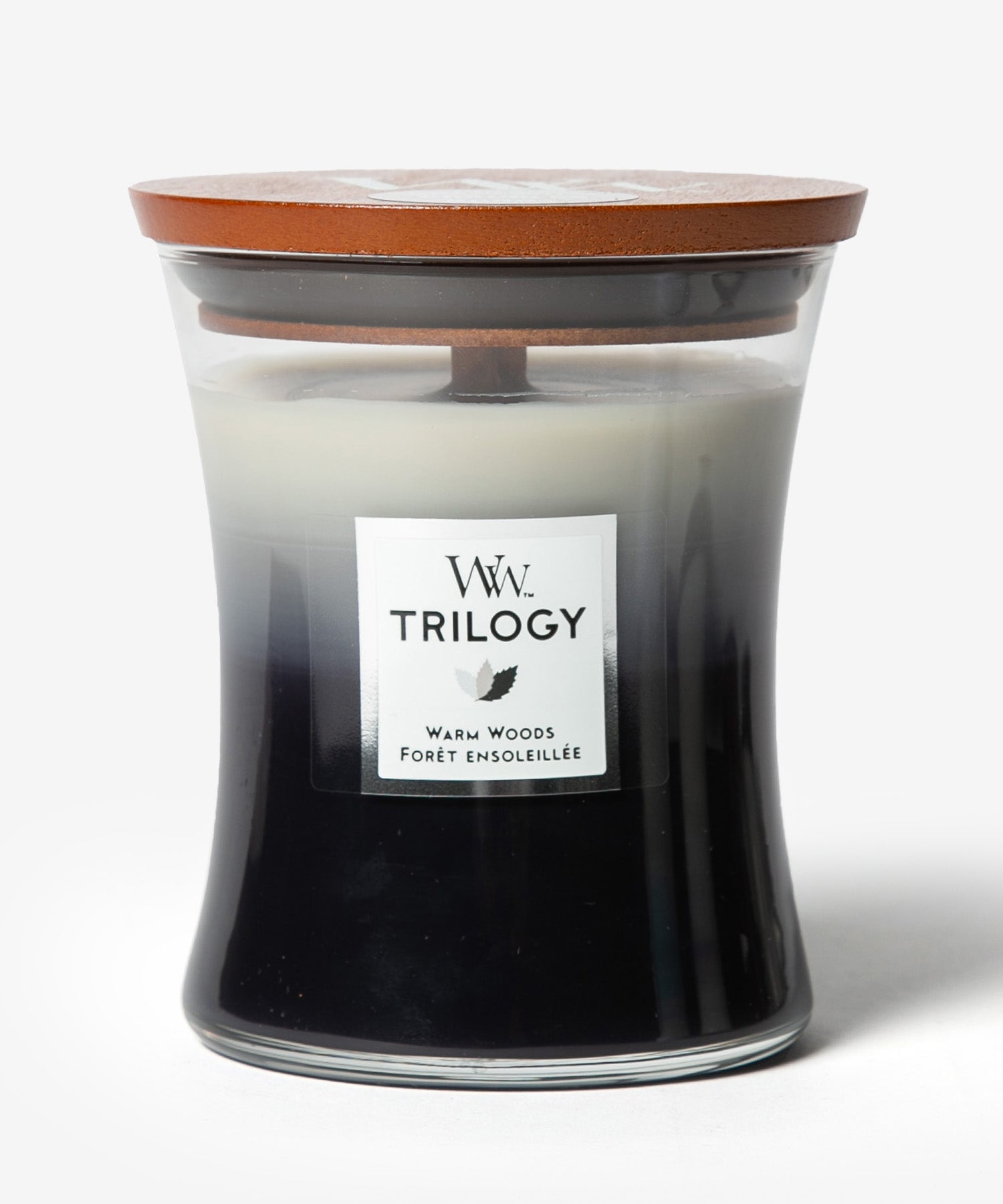 ウッドウィック WoodWick ウッドウィック WoodWick TRILOGY JAR HOURGLASS MEDIUM キャンドル M ユニセックス アロマ 香り ルームフレグランス HOME FRAGRAN 【返品不可商品】 （ウォームウッズ） ウォームウッズ