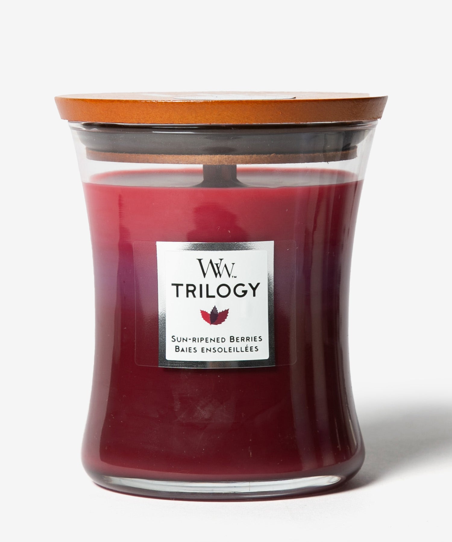 ウッドウィック WoodWick ウッドウィック WoodWick TRILOGY JAR HOURGLASS MEDIUM キャンドル M ユニセックス アロマ 香り ルームフレグランス HOME FRAGRAN 【返品不可商品】 （サンライプンドベリーズ） サンライプンドベリーズ