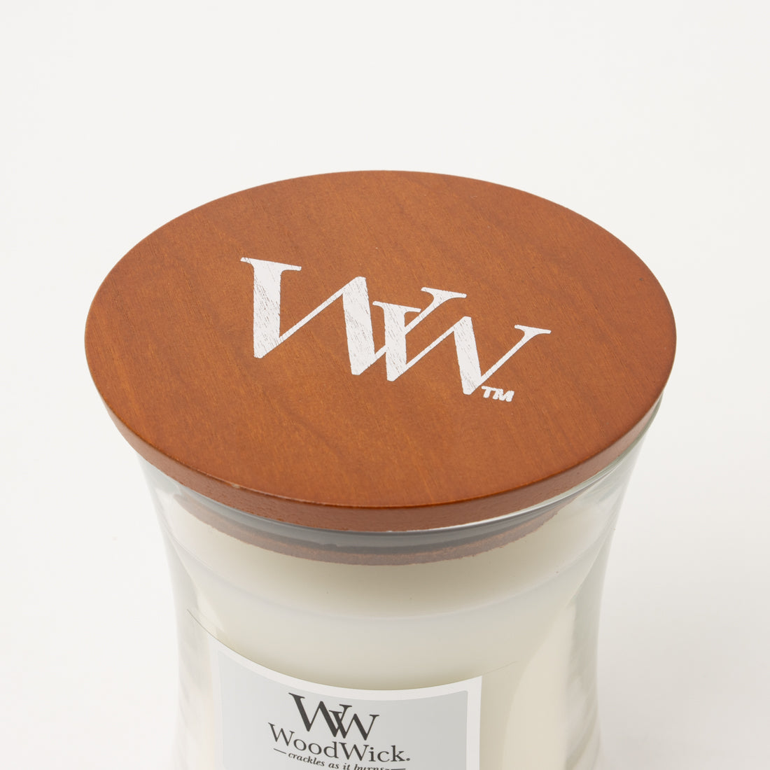 ウッドウィック WoodWick ジャーキャンドル S キャンドル 【返品不可商品】 （ホワイトティー×ジャスミン） ホワイトティー×ジャスミン