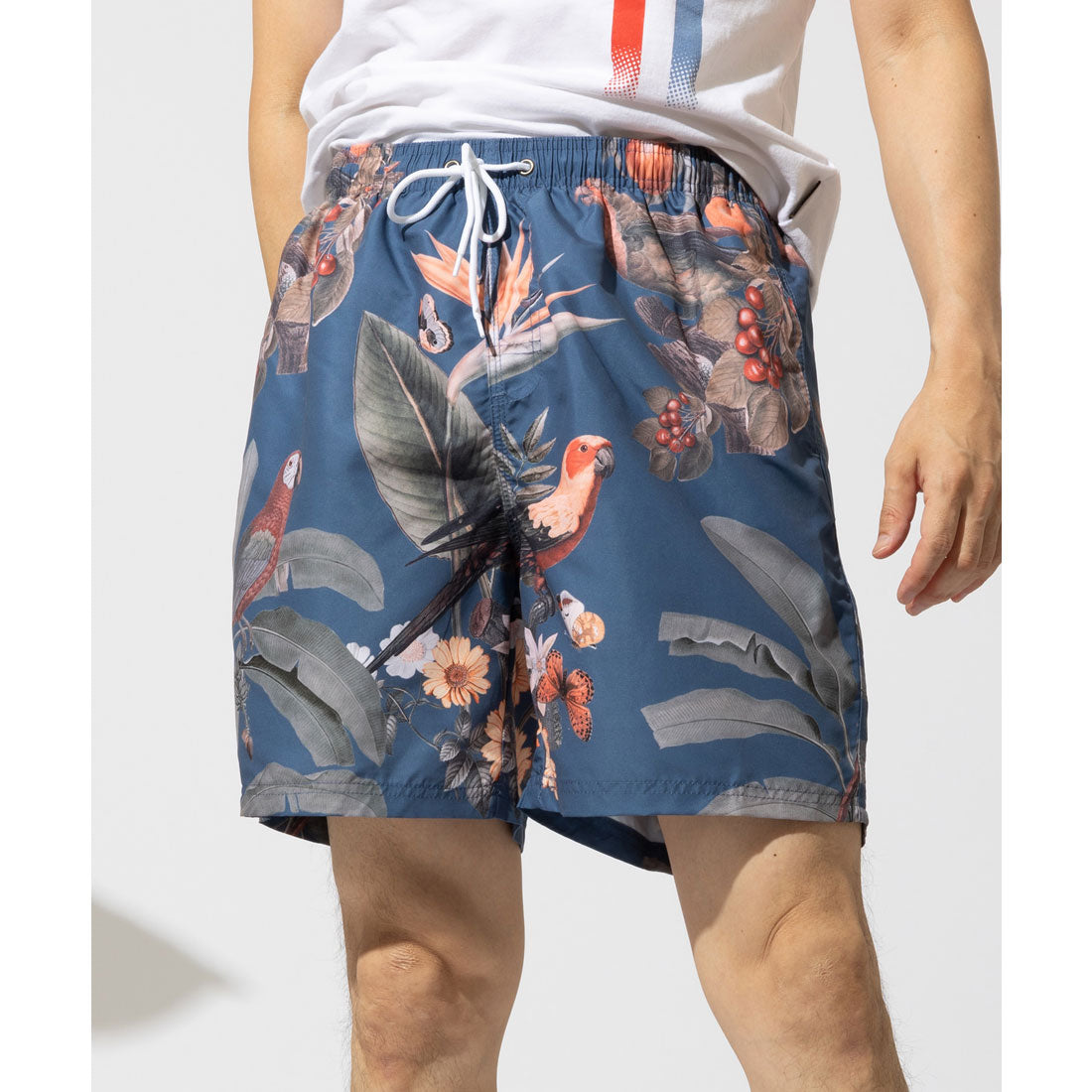 ウィットビーウェア Whitby Wear サーフパンツ 海パン 南国柄 水着 【返品不可商品】