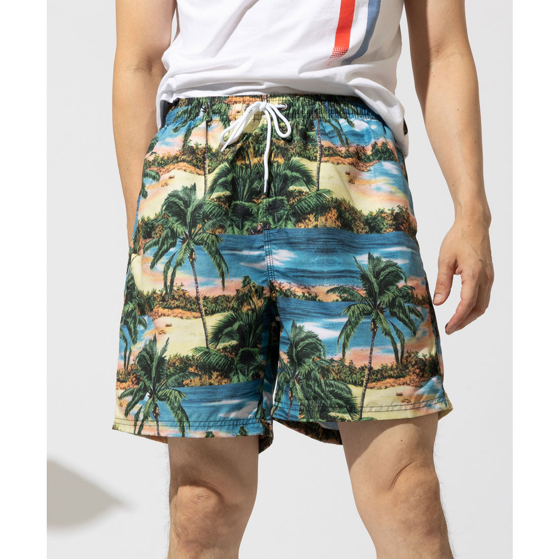 ウィットビーウェア Whitby Wear サーフパンツ 海パン 南国柄 水着 【返品不可商品】