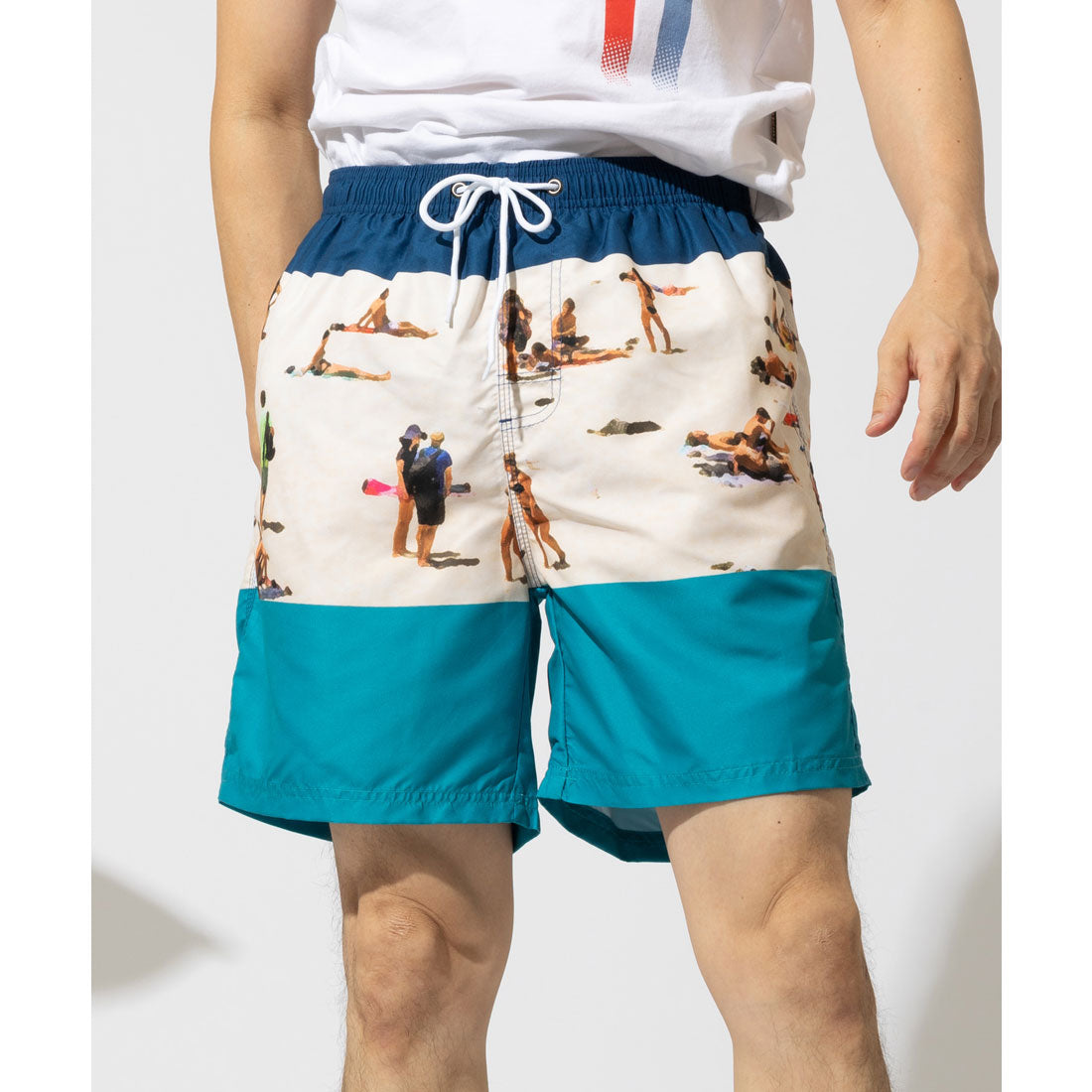 ウィットビーウェア Whitby Wear サーフパンツ 海パン 南国柄 水着 【返品不可商品】