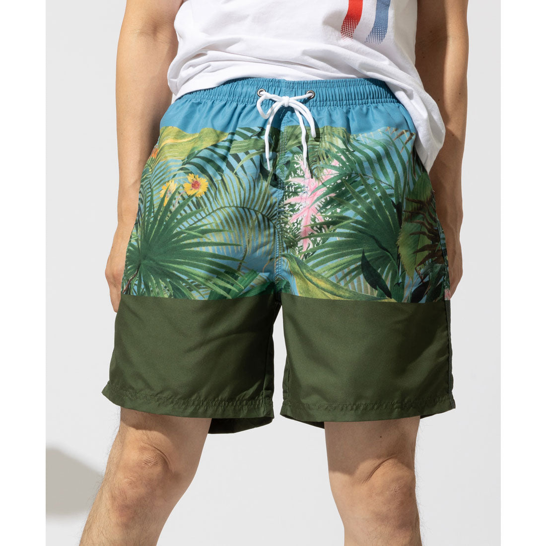 ウィットビーウェア Whitby Wear サーフパンツ 海パン 南国柄 水着 【返品不可商品】
