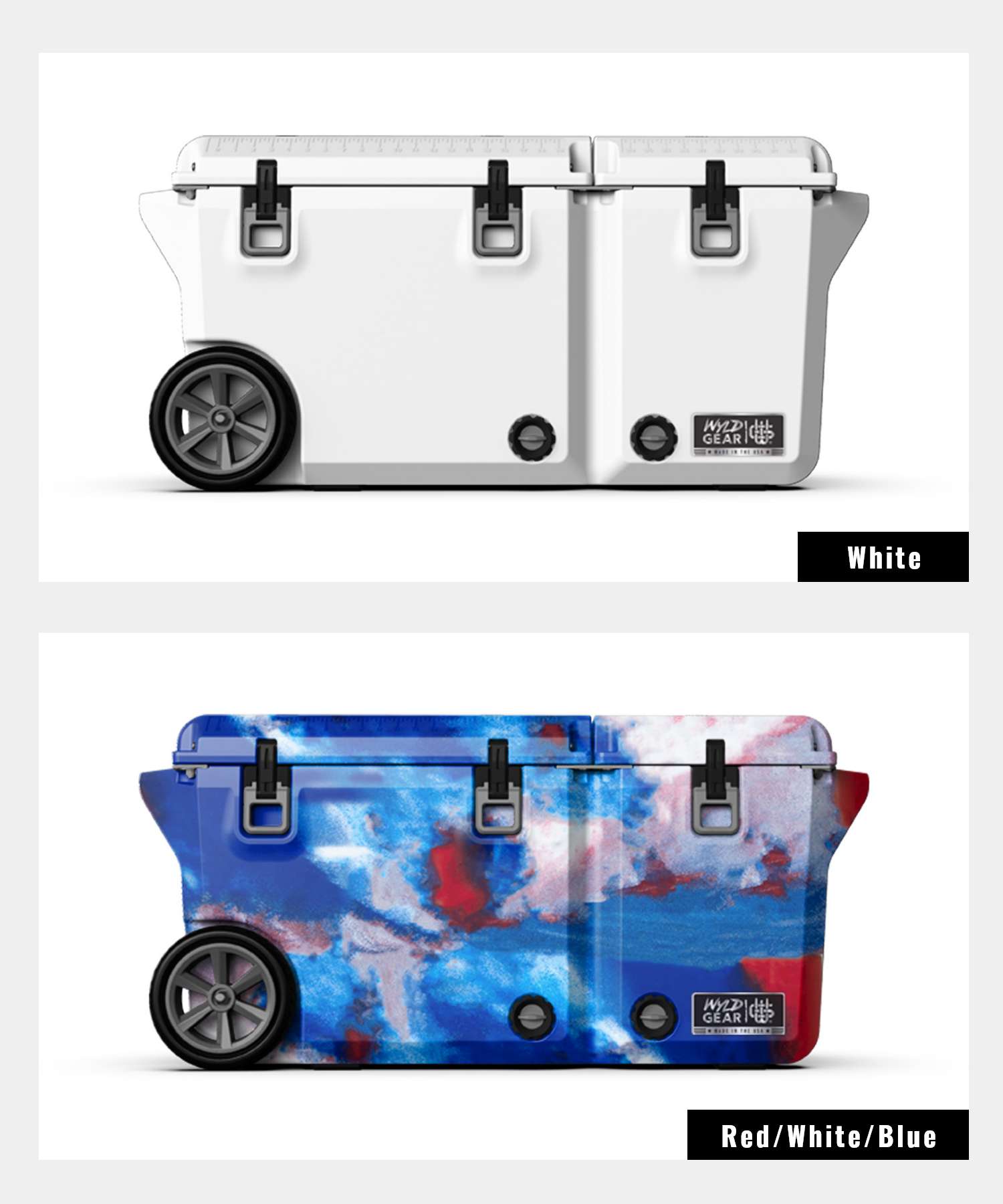 Wild Gear WyLD GEAR Wild Gear WYLD GEAR Hard Cooler FREEDOM SERIES 90 QT Cooler Unisex Leisure Camping Equipment made in USA