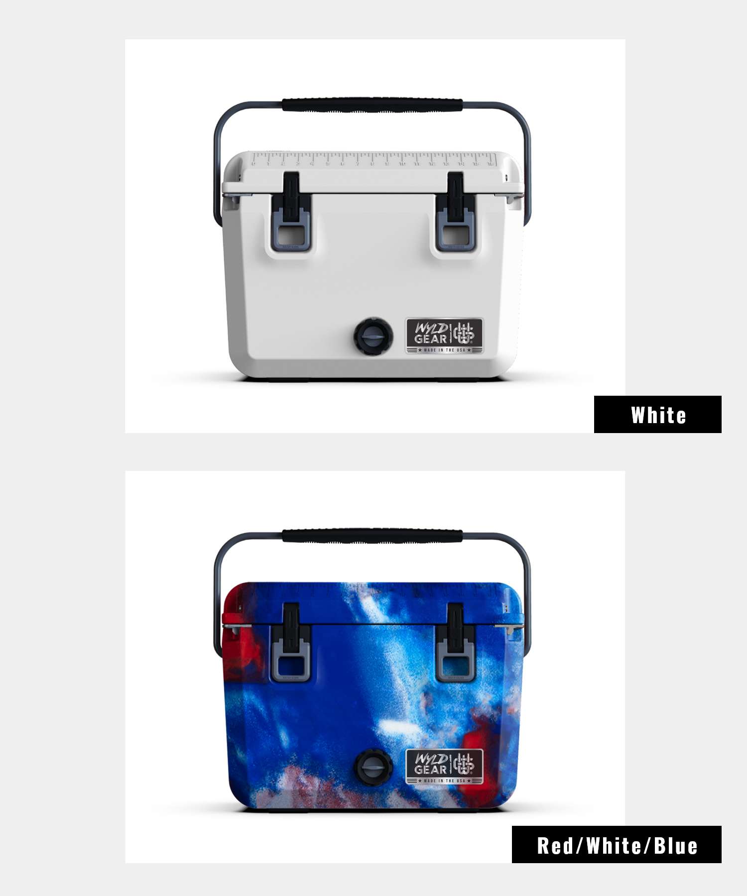 野外裝備 WyLD GEAR 野外裝備 WYLD GEAR 硬冷卻器 FREEDOM 系列 25 QT 冷卻器 男女皆宜 休閒 露營用品 美國製造