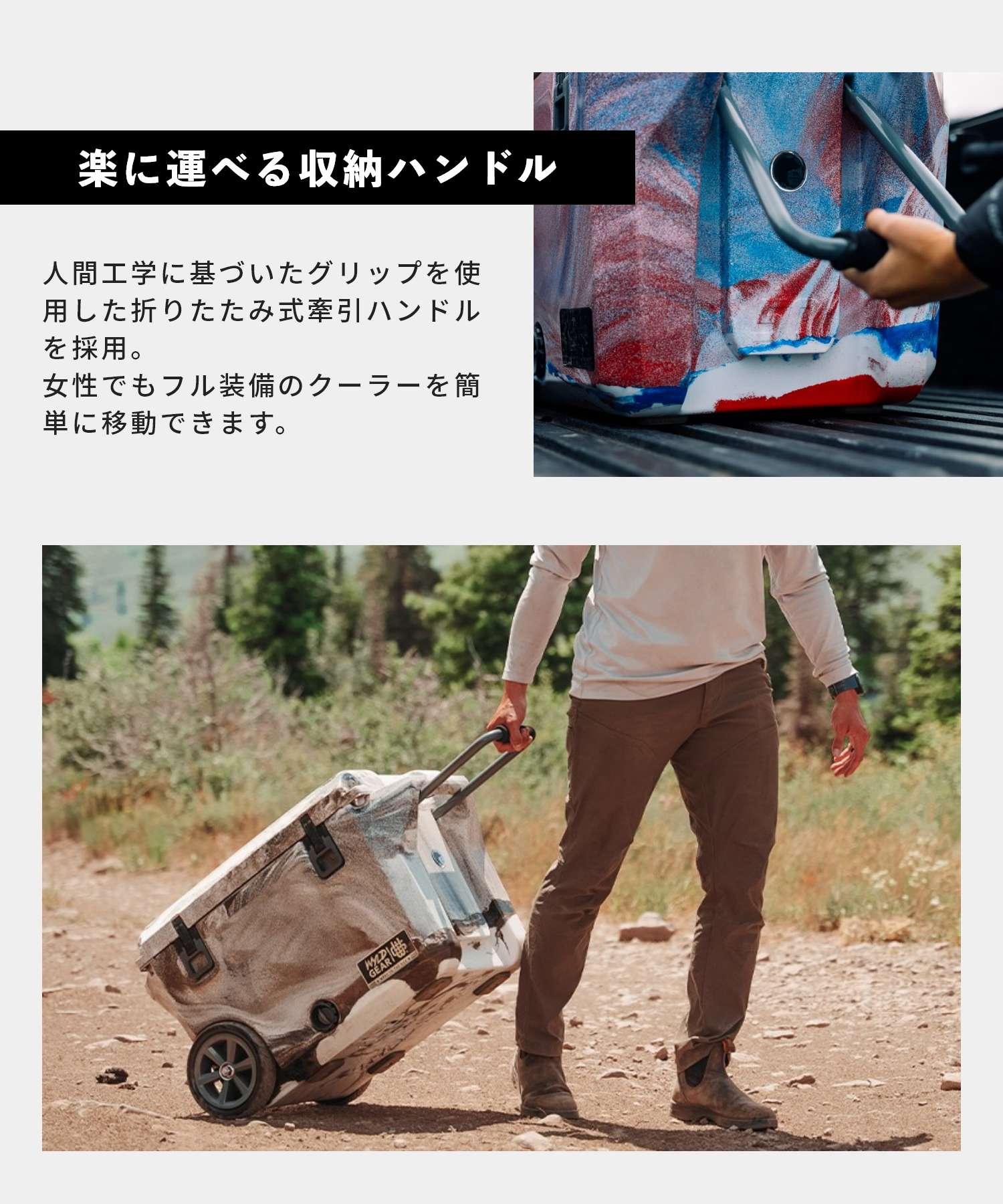 野外裝備 WyLD GEAR 野外裝備 WYLD GEAR 硬式冷卻器 FREEDOM 系列 50 QT 冷卻器 男女皆宜 休閒 露營用品 美國製造