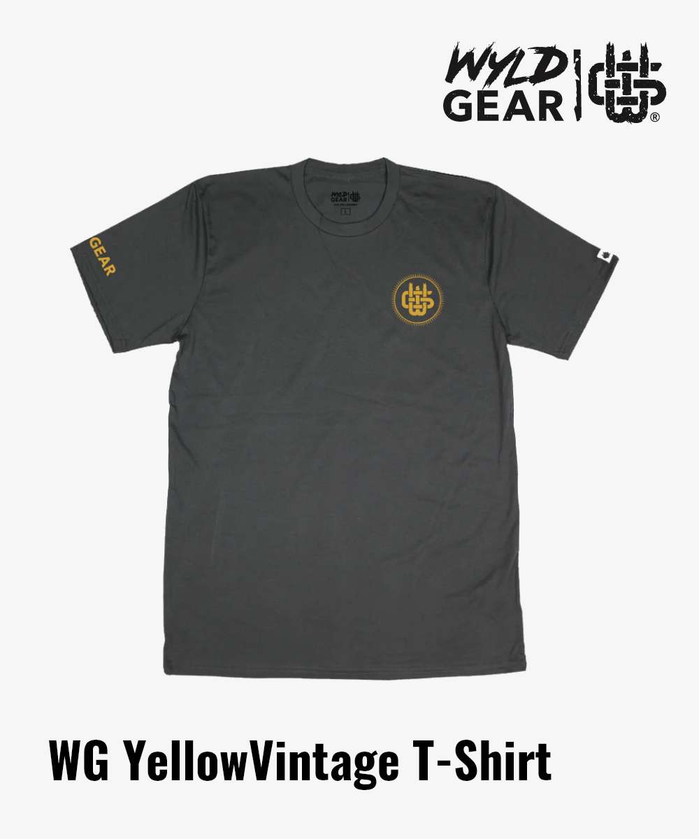 ワイルドギア WyLD GEAR ワイルドギア WYLD GEAR  WG-YELLOWVINTAGE-TSHIRT 男女通用 上衣 T恤 YELLOW VINTAGE 美國製 S～XL