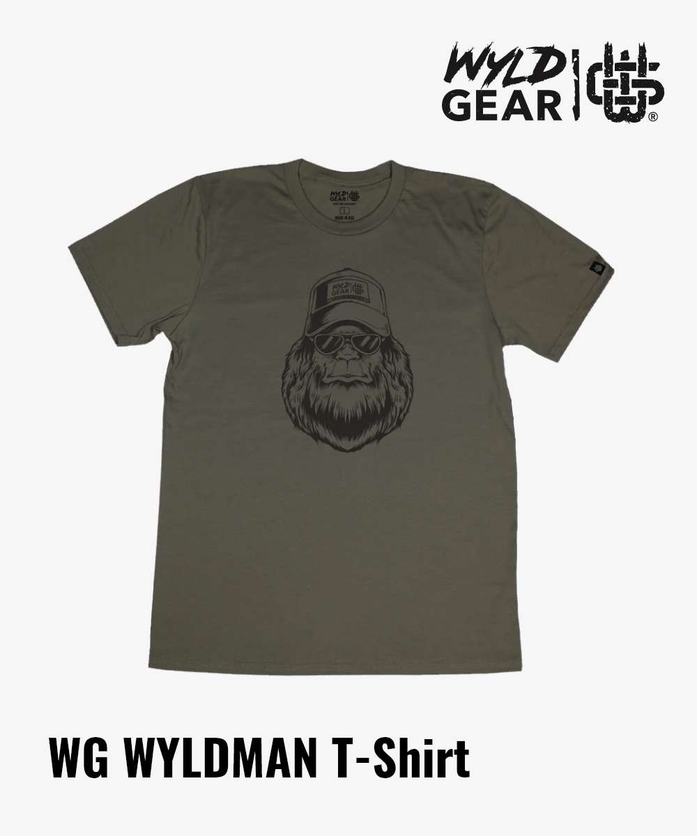 ワイルドギア WyLD GEAR ワイルドギア WYLD GEAR  WG-WYLDMAN-TSHIRT 男女通用 上衣 T恤 WYLD MAN made in USA S～XL