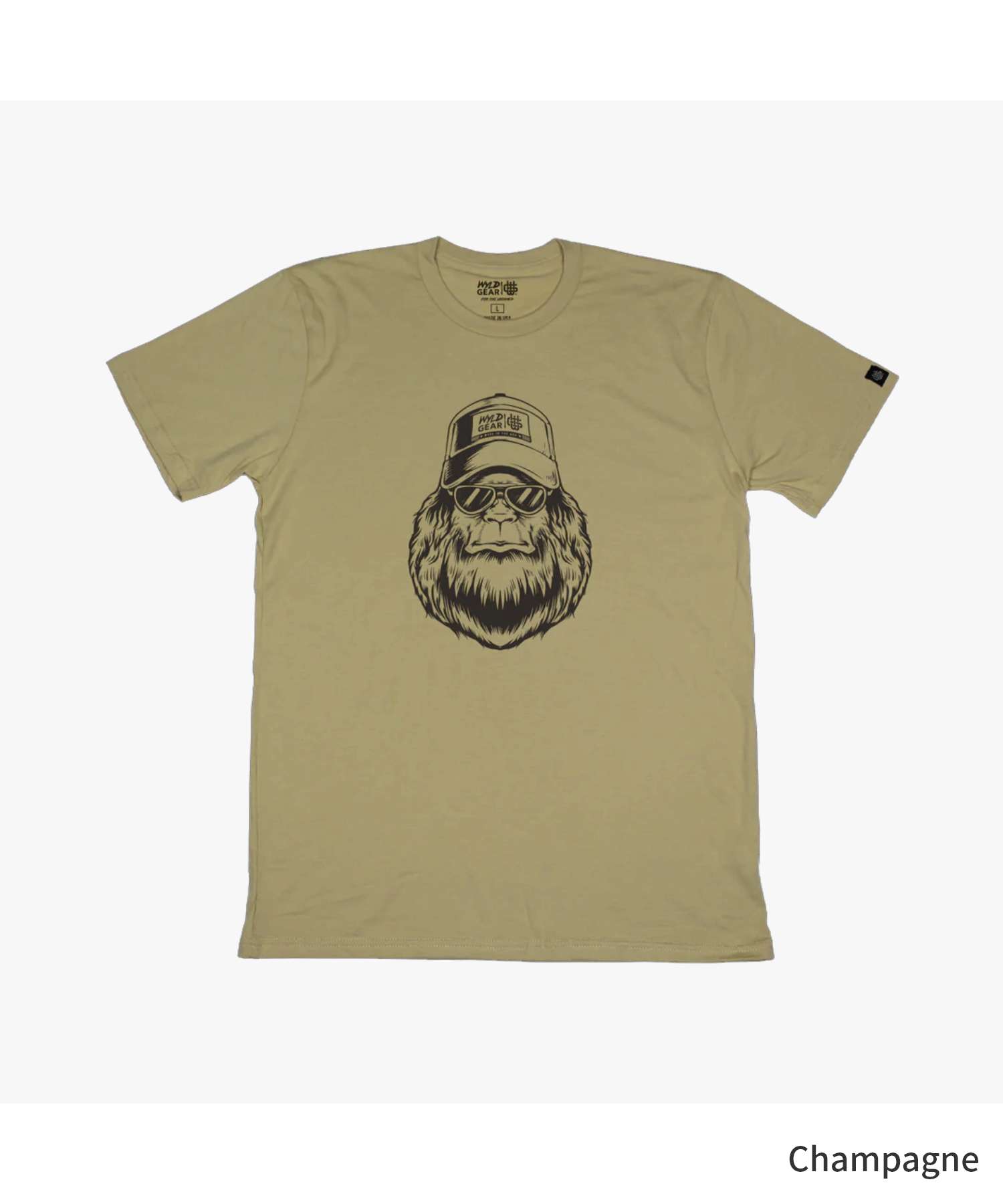 ワイルドギア WyLD GEAR ワイルドギア WYLD GEAR  WG-WYLDMAN-TSHIRT 男女通用 上衣 T恤 WYLD MAN made in USA S～XL