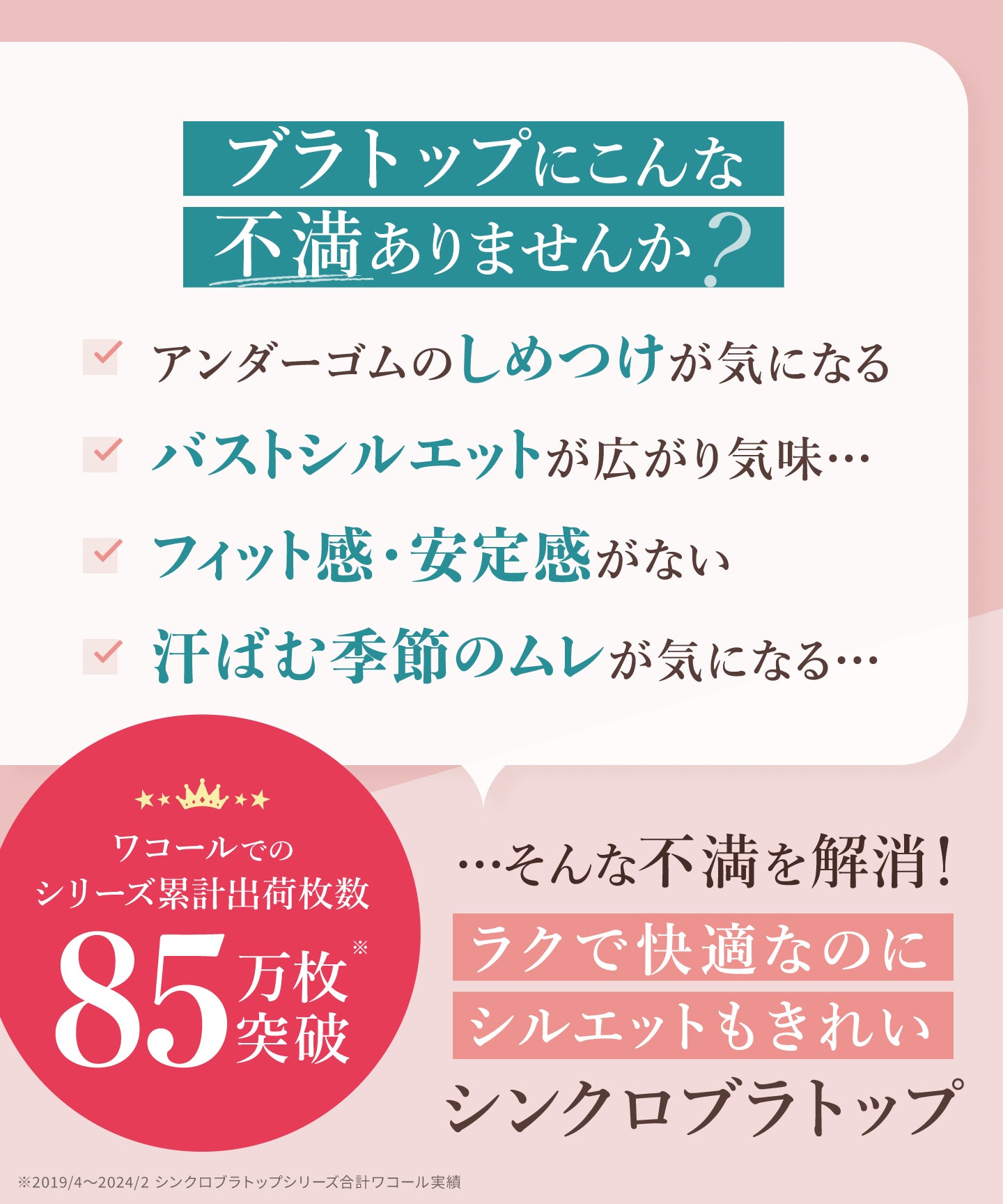 ウイング Wing カップ付きタンクトップ S~4L 綿混(身生地部) ラク きれいなバストシルエット 【シンクロブラトップ 綿混タイプ】 （BL） BL