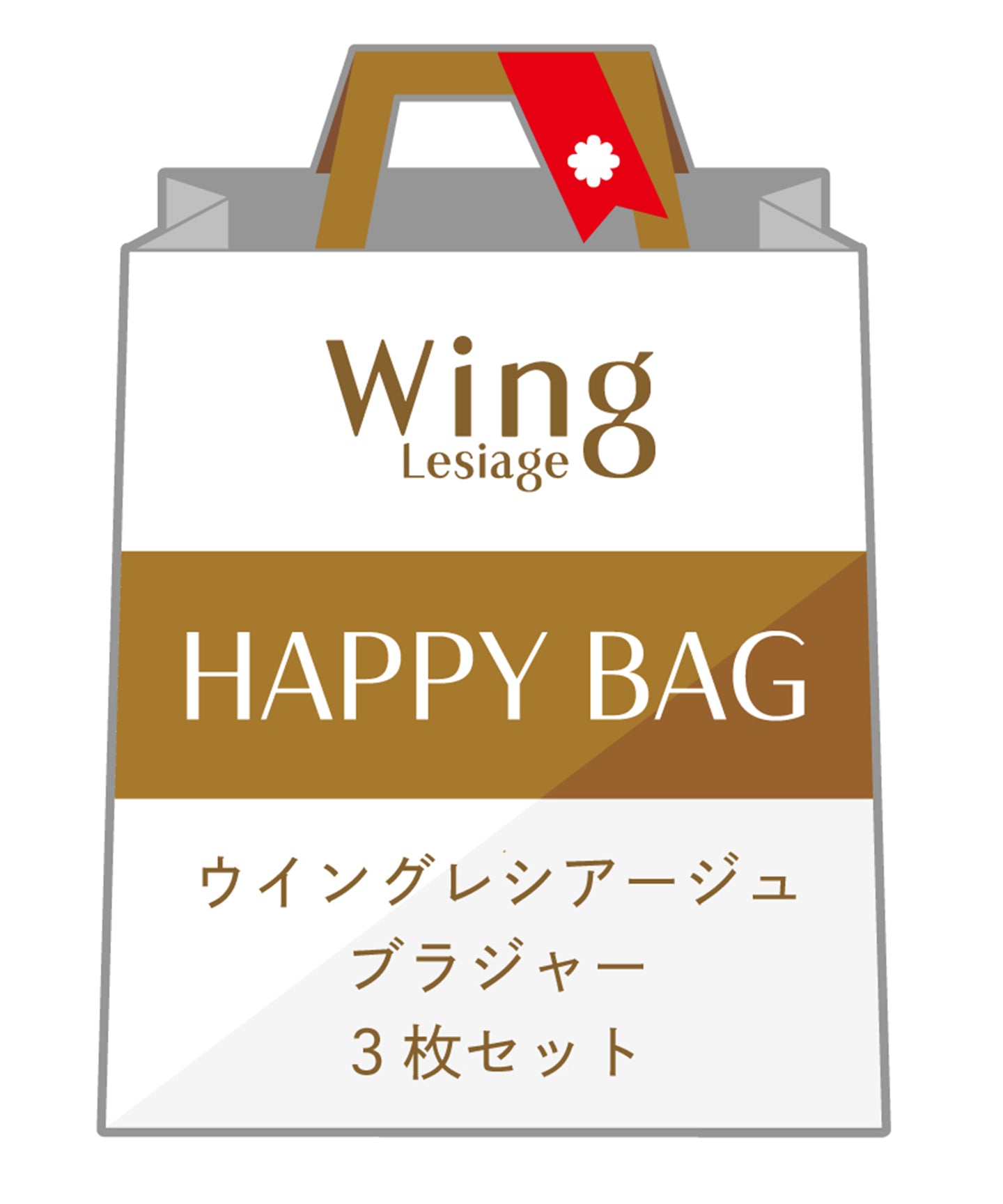 ウイング Wing レシアージュ ブラジャー 3枚セット【返品不可商品】