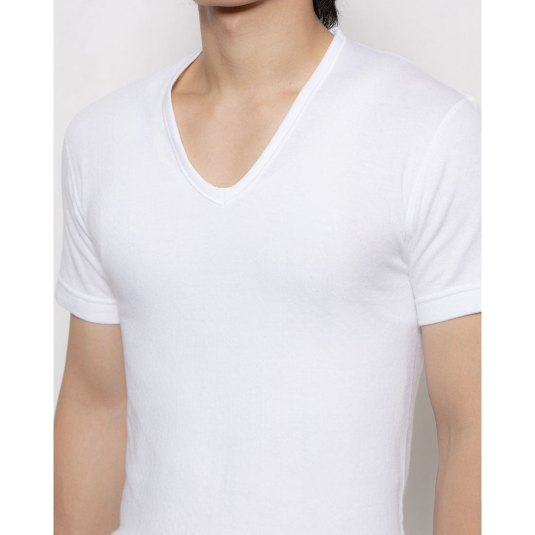 Walking Systema WS Short Sleeve V-Neck / Cotton Heat Generation