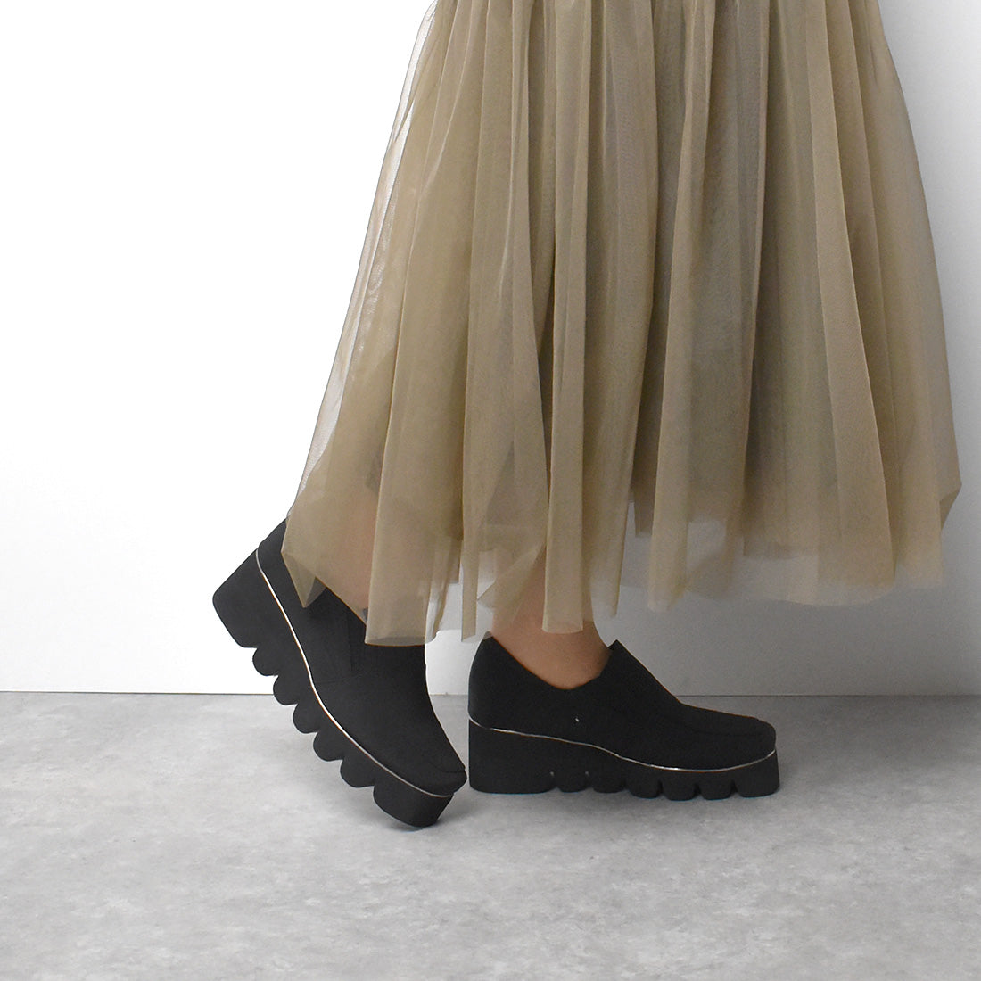 Ginza Washington Ginza Washington WASHINGTON Thick-soled Stretch Shoes