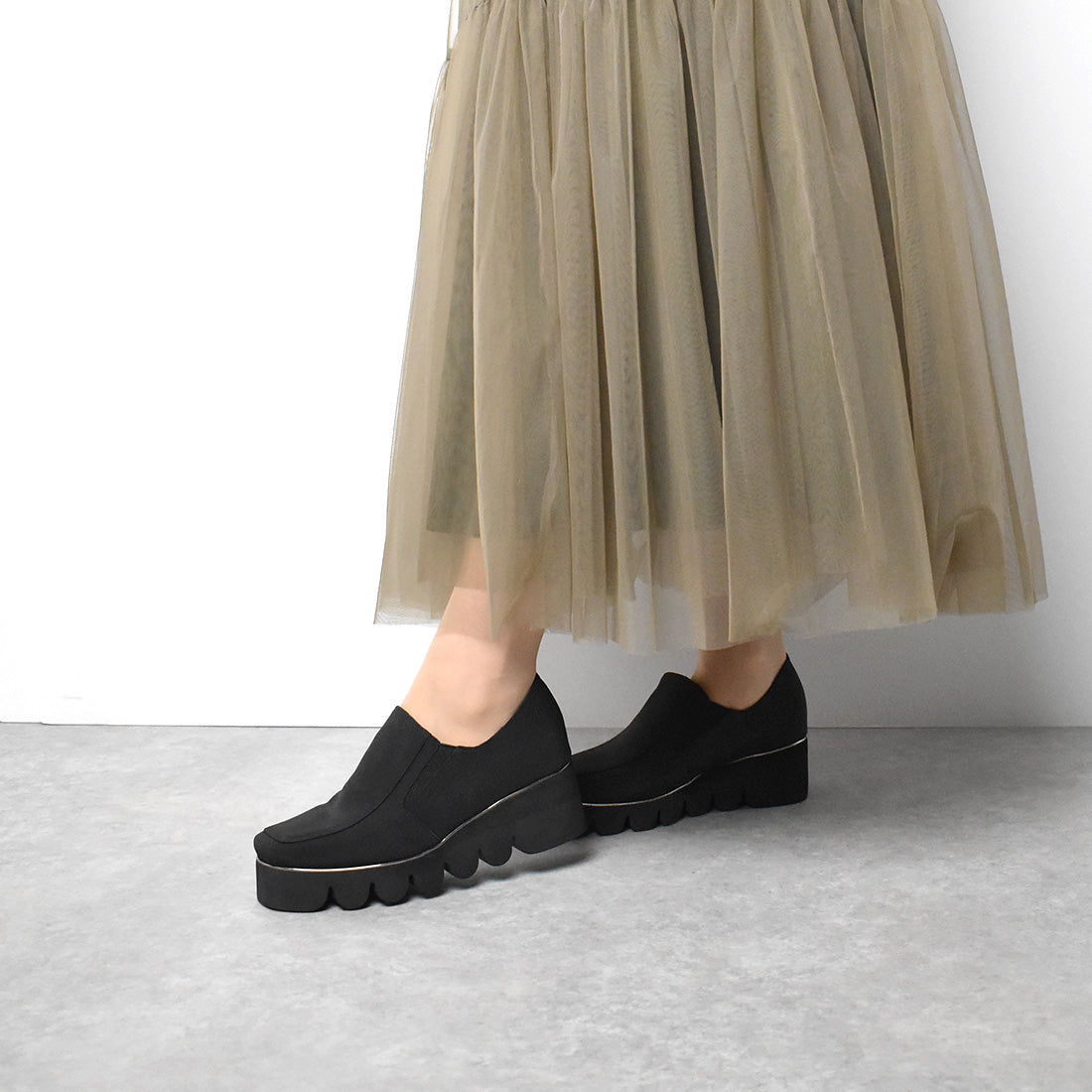 Ginza Washington Ginza Washington WASHINGTON Thick-soled Stretch Shoes