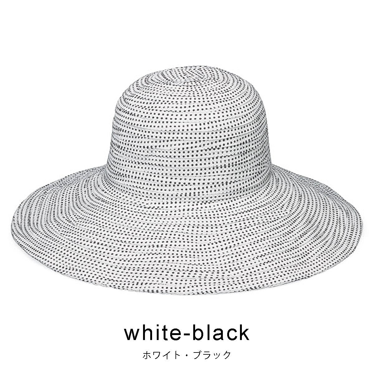 ワラルー・ハット WALLAROO HAT SCRUNCHIE white black （white black） white black