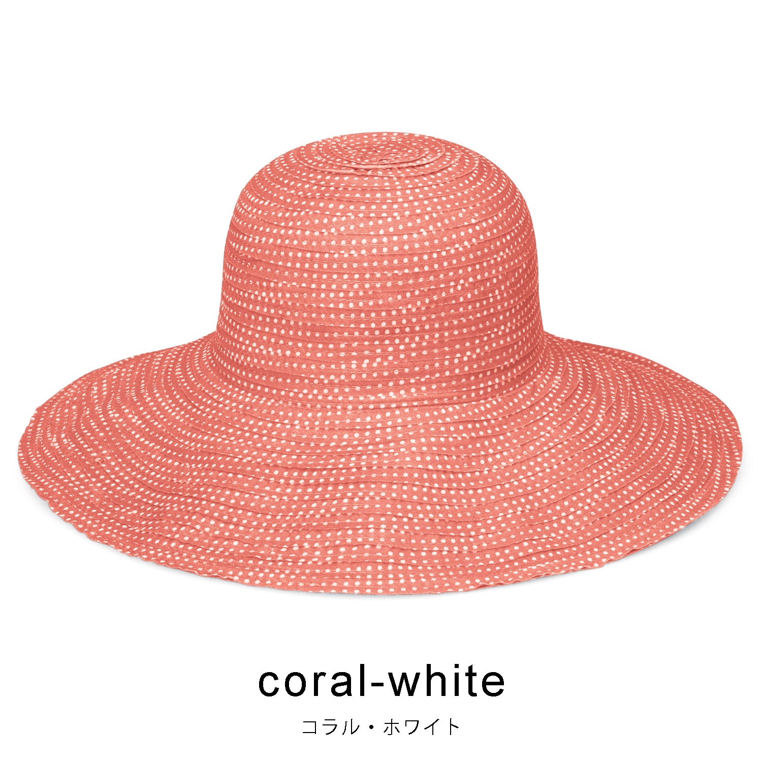 ワラルー・ハット WALLAROO HAT SCRUNCHIE coral white （coral white） coral white