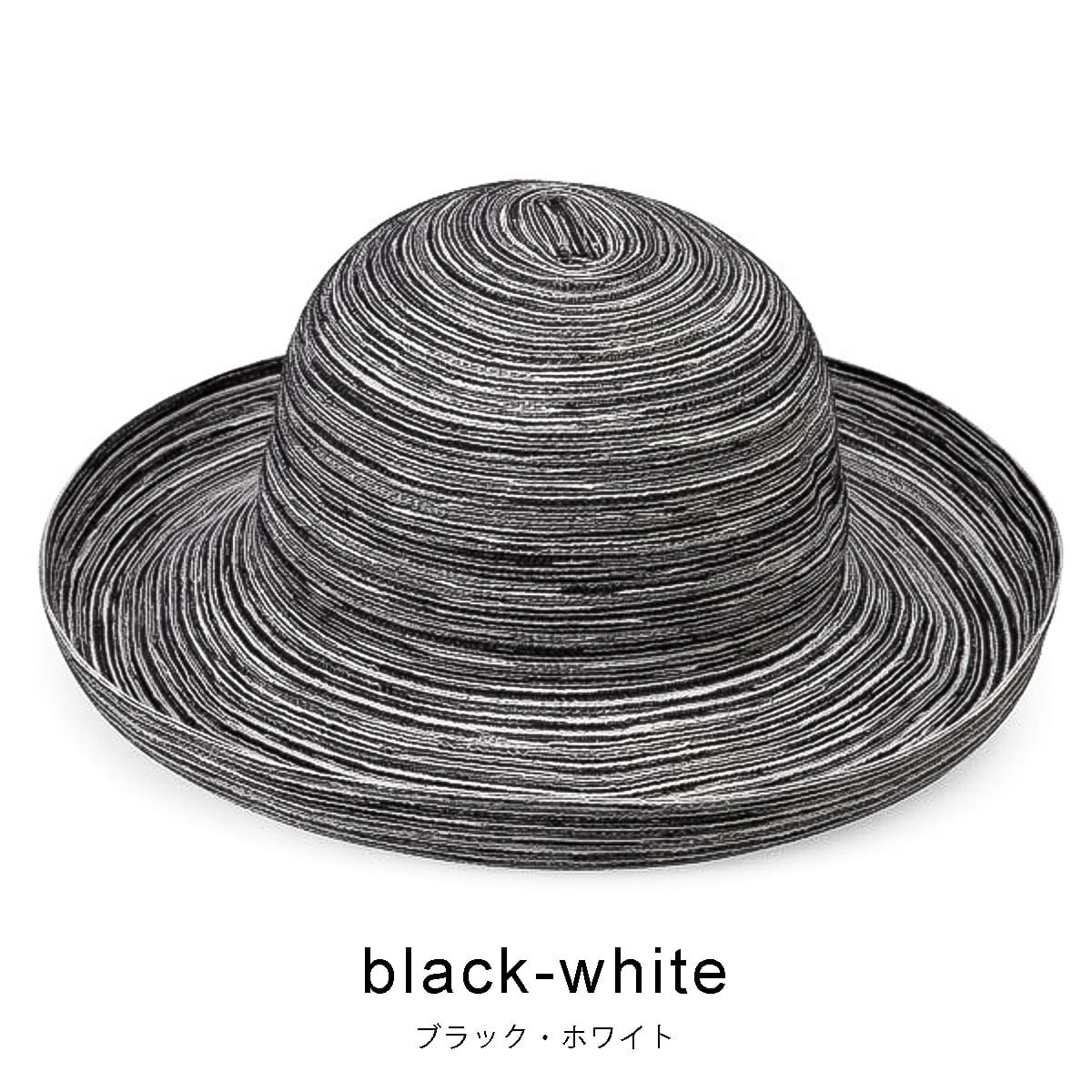 ワラルー・ハット WALLAROO HAT SYDNEY black white （black white） black white