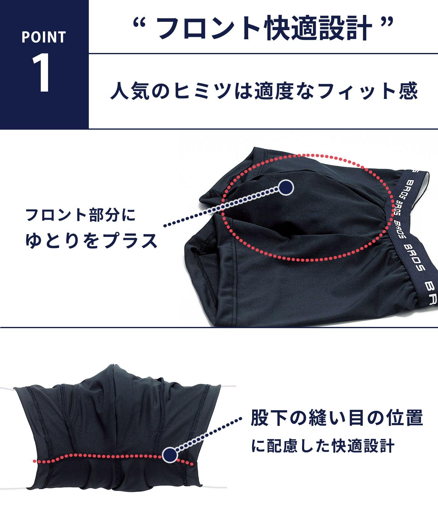 ブロス バイ ワコールメン BROS by WACOAL MEN ボクサーパンツ フロント快適設計 吸汗速乾  前開き 【返品不可商品】