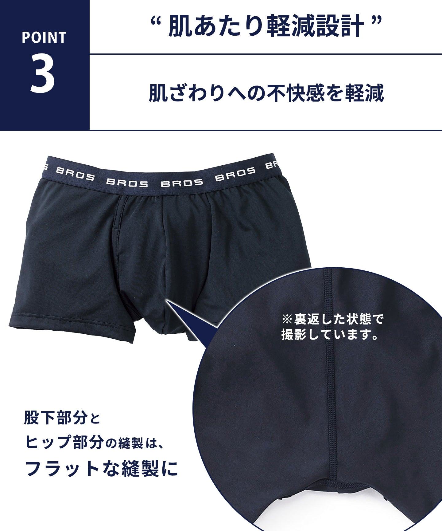 ブロス バイ ワコールメン BROS by WACOAL MEN ボクサーパンツ フロント快適設計 吸汗速乾  前開き 【返品不可商品】
