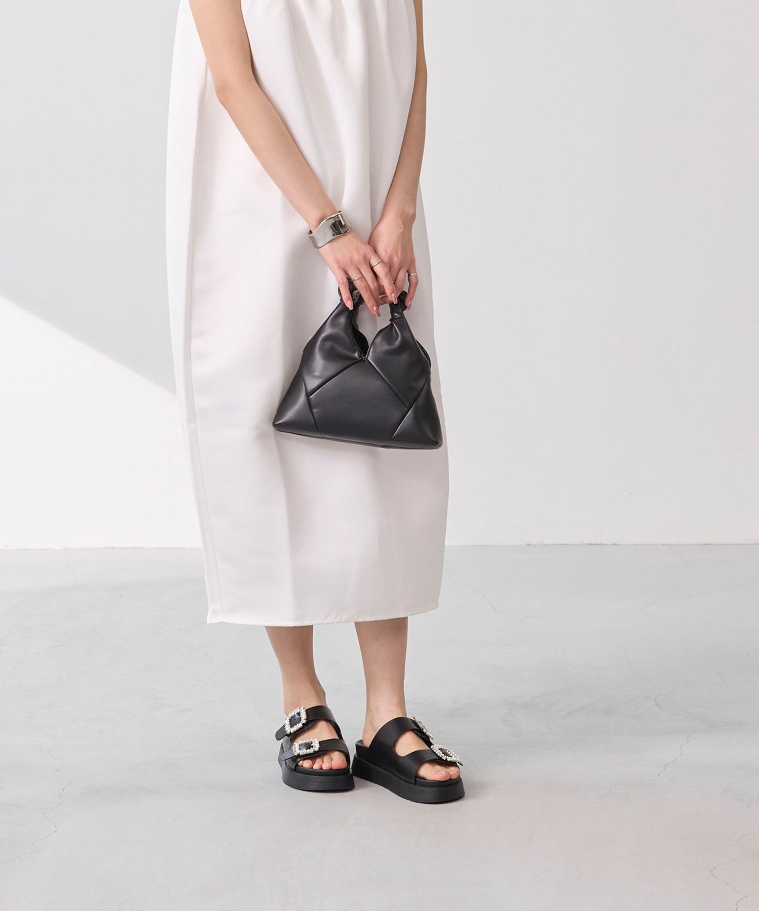 Welleg Bijou Buckle Platform Sandals