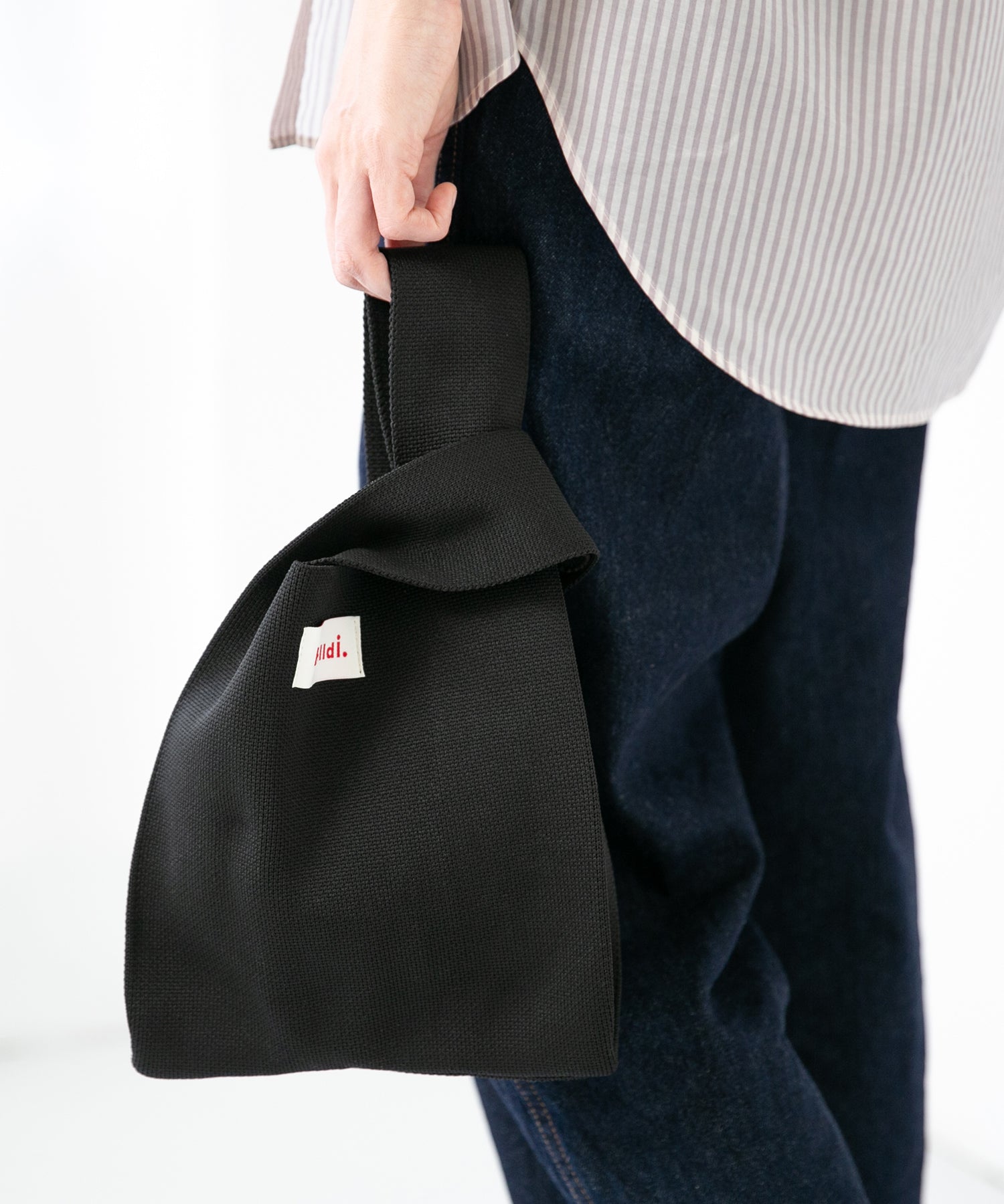 ウェレッグ セレクト welleg sellect ニット マルシェバッグ,9020ブラックZK