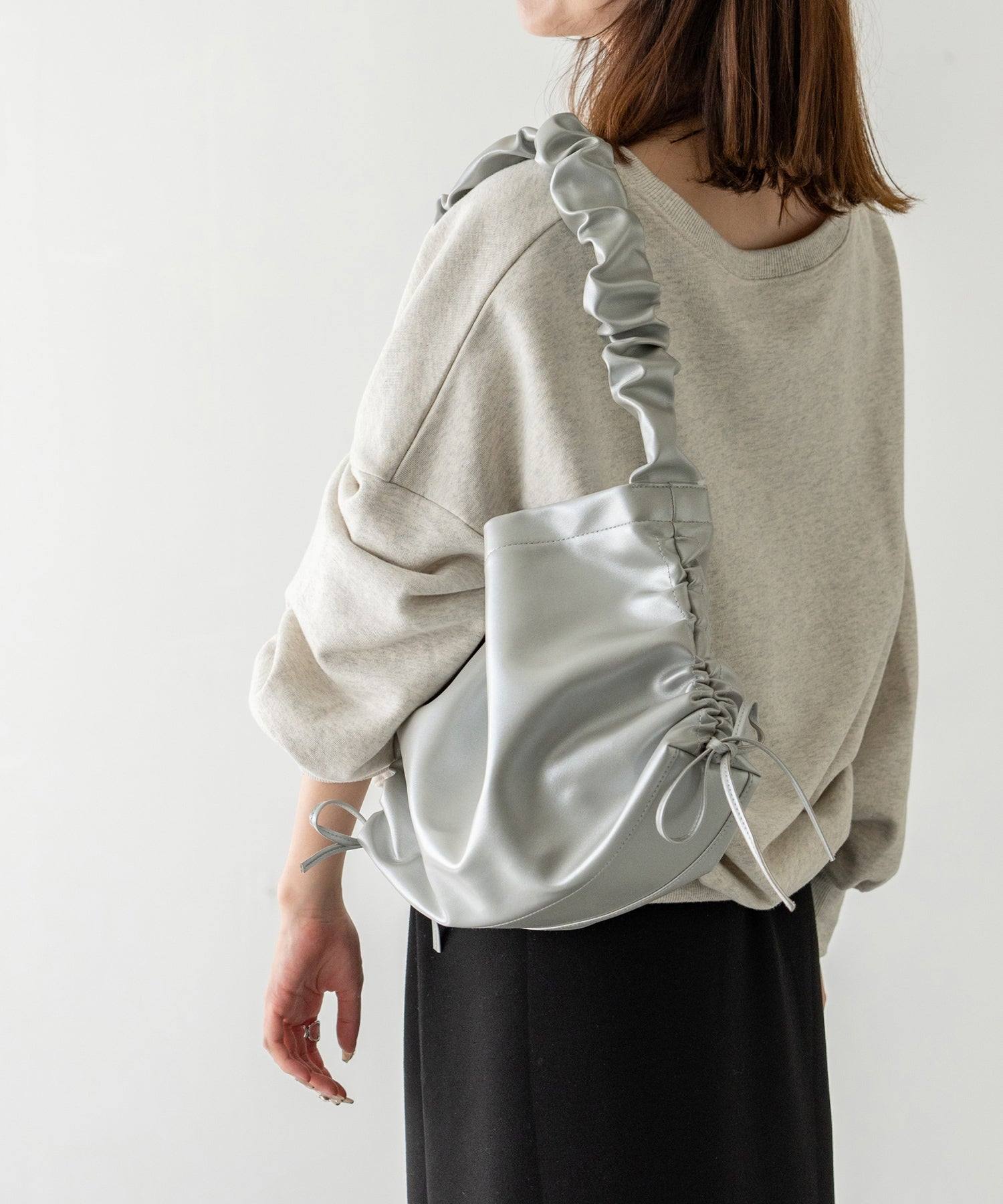 ウェレッグ セレクト welleg sellect フリルハンドルバッグ （4140シルバー） 4140シルバー