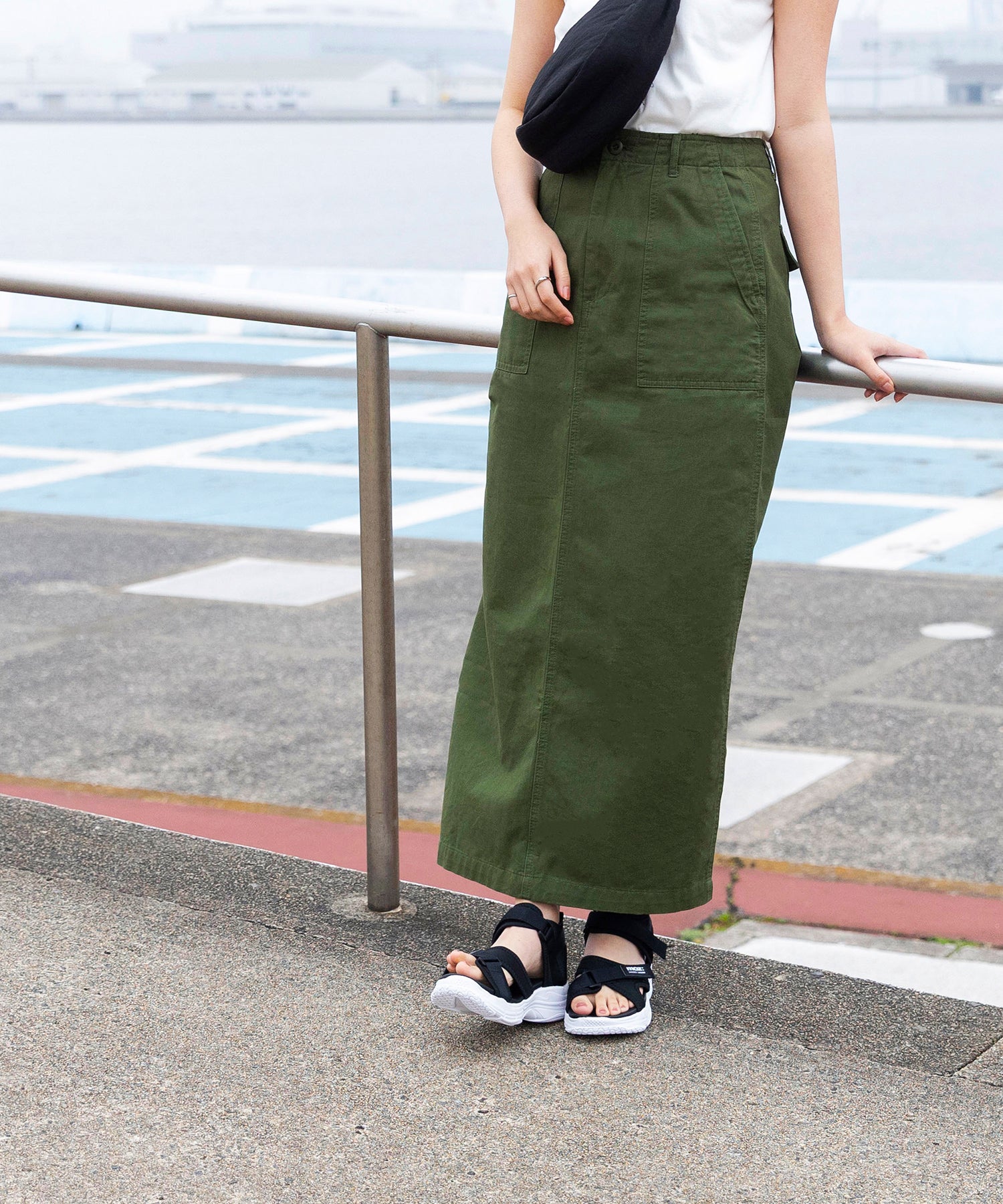 ウェレッグ セレクト welleg sellect moz 厚底 スポーツサンダル （4180ブラックxホワイトCL） 4180ブラックxホワイトCL