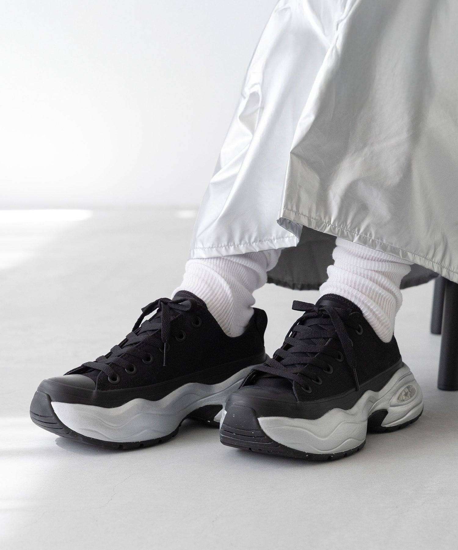 ウェレッグ セレクト welleg sellect オールスターアール ALL STAR R SURGETRAINER MT OX 厚底 スニーカー （4020ブラック／OX） 4020ブラック／OX