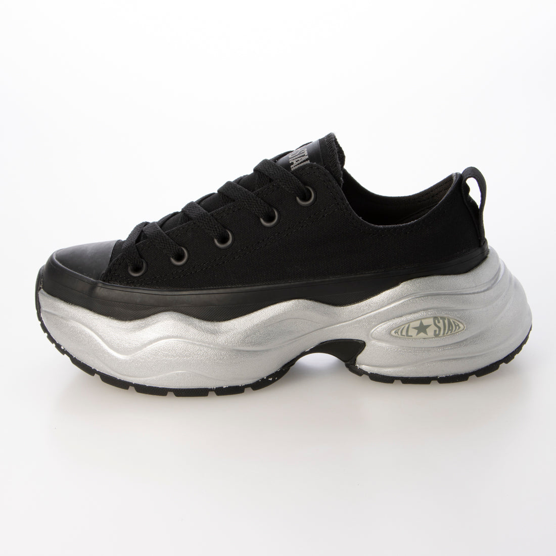 ウェレッグ セレクト welleg sellect オールスターアール ALL STAR R SURGETRAINER MT OX 厚底 スニーカー （4020ブラック／OX） 4020ブラック／OX